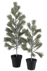 Baum Kiefer Kunststoff Schnee Grün Klein - (87392)